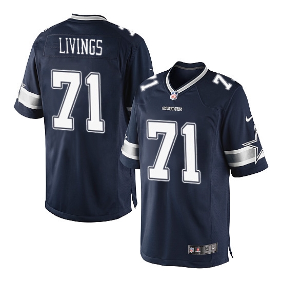 Nike Nate Livings Dallas Cowboys Limited Team Color Jersey - Navy Blue