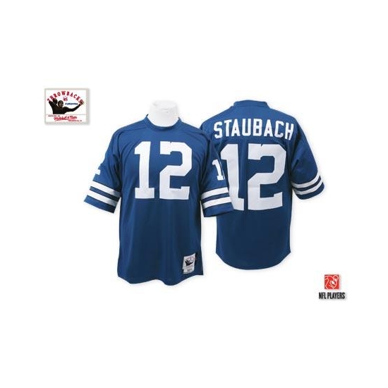 Mitchell and Ness Roger Staubach Dallas Cowboys Authentic Throwback Jersey - Navy Blue
