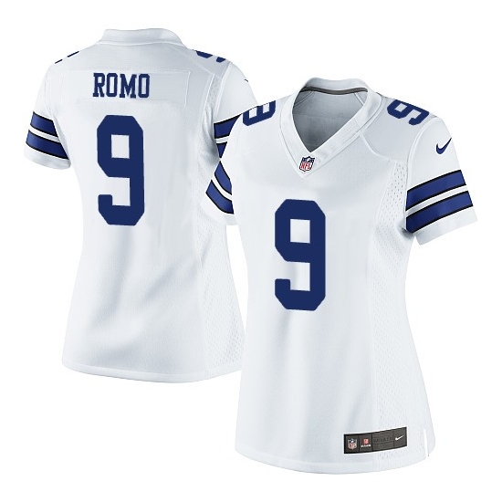 Nike Tony Romo Dallas Cowboys Women's Limited Jersey - White