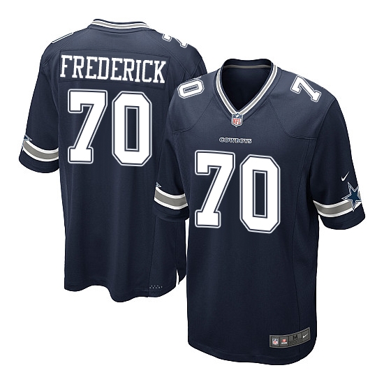 Nike Travis Frederick Dallas Cowboys Game Team Color Jersey - Navy Blue