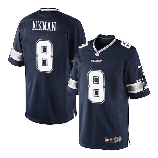 Nike Troy Aikman Dallas Cowboys Limited Team Color Jersey - Navy Blue