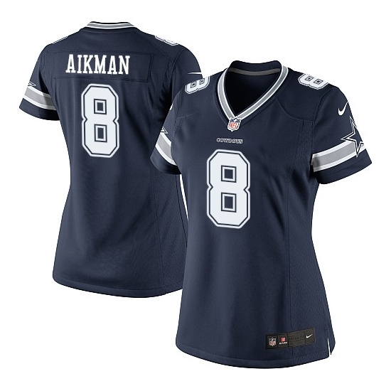 Nike Troy Aikman Dallas Cowboys Women's Limited Team Color Jersey - Navy Blue