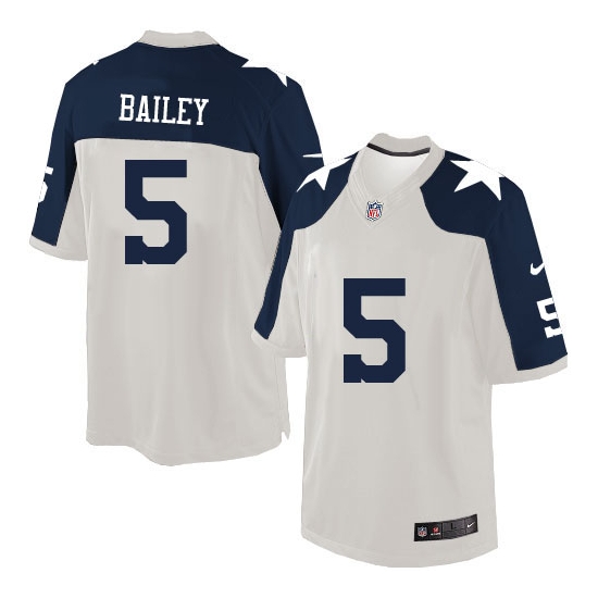 Nike Dan Bailey Dallas Cowboys Limited Throwback Alternate Jersey - White