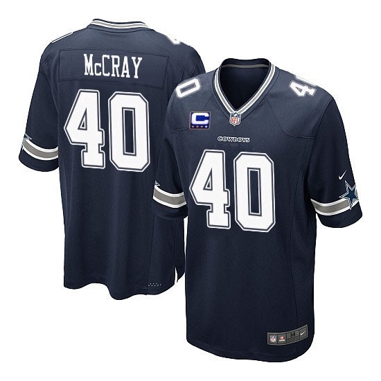 Nike Danny McCray Dallas Cowboys Youth Elite Team Color C Patch Jersey - Navy Blue