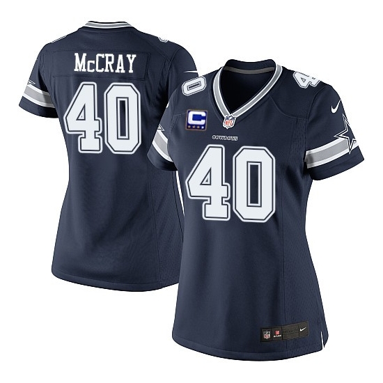 Nike Danny McCray Dallas Cowboys Women's Elite Team Color C Patch Jersey - Navy Blue