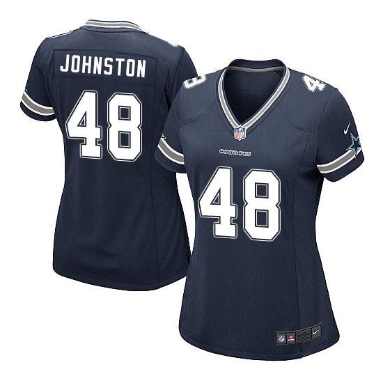 Nike Daryl Johnston Dallas Cowboys Women's Limited Team Color Jersey - Navy Blue