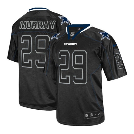 Nike DeMarco Murray Dallas Cowboys Elite Jersey - Lights Out Black