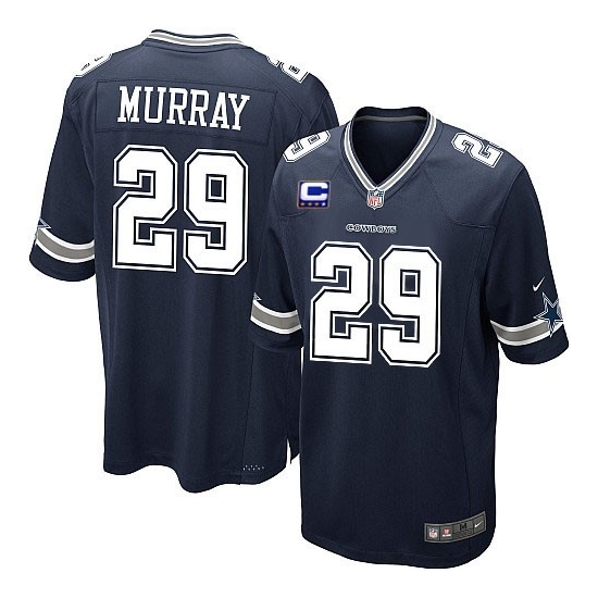 Nike DeMarco Murray Dallas Cowboys Youth Elite Team Color C Patch Jersey - Navy Blue