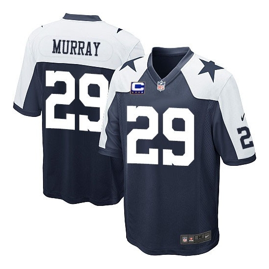 Nike DeMarco Murray Dallas Cowboys Youth Elite Throwback Alternate C Patch Jersey - Navy Blue