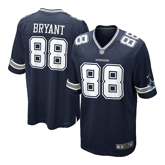 Nike Dez Bryant Dallas Cowboys Game Team Color Jersey - Navy Blue