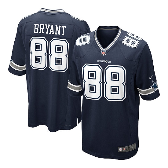 Nike Dez Bryant Dallas Cowboys Youth Game Team Color Jersey - Navy Blue