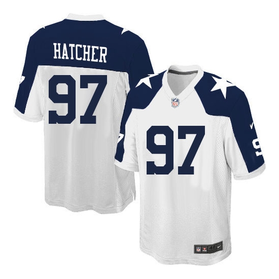 Nike Jason Hatcher Dallas Cowboys Youth Elite Throwback Alternate Jersey - White