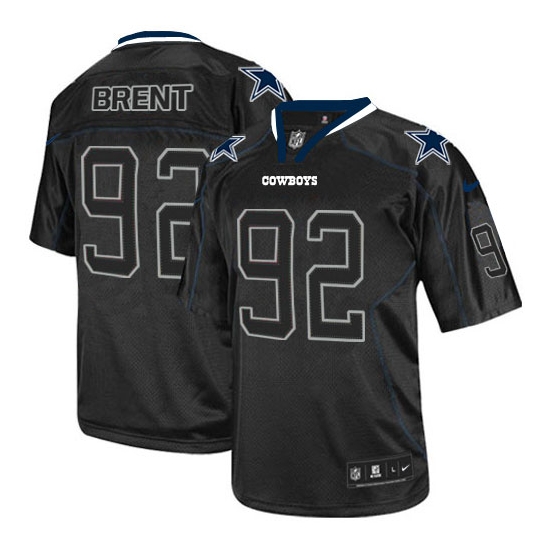 Nike Josh Brent Dallas Cowboys Limited Jersey - Lights Out Black