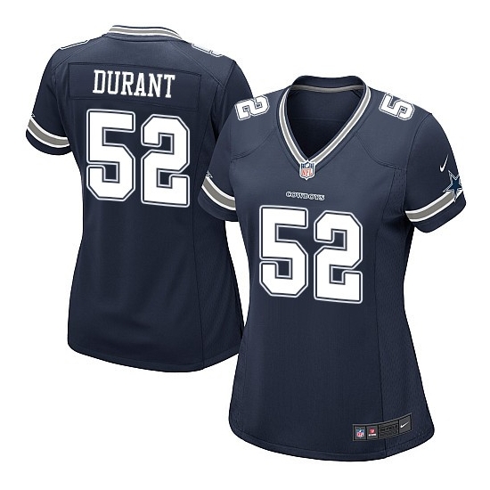 Nike Justin Durant Dallas Cowboys Women's Game Team Color Jersey - Navy Blue