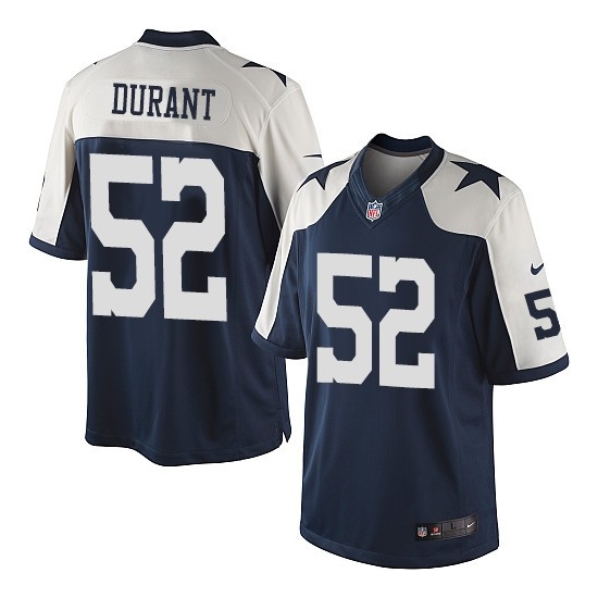 Nike Justin Durant Dallas Cowboys Limited Throwback Alternate Jersey - Navy Blue