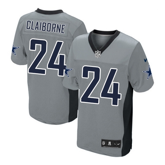 Nike Morris Claiborne Dallas Cowboys Elite Jersey - Grey Shadow